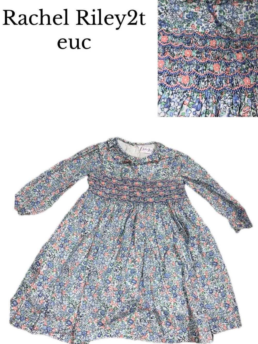 Rachel Riley 2t smocked dress